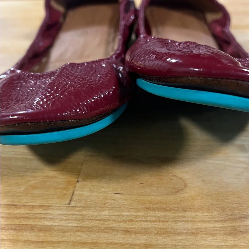 Tieks by Gavrieli Red Patent Leather Ballet Flats Size 12 - Picture 6 of 8